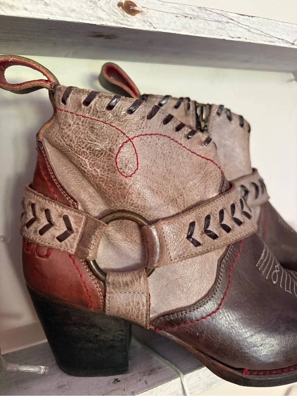 Bed Stu Tania Ankle Boots in Starry Night Rustic Size 7.5